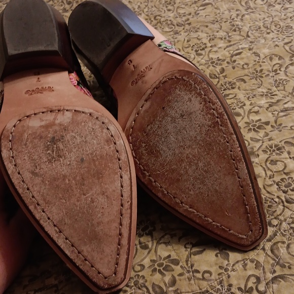 Coach patchwork booties size 7 - Picture 10 of 12